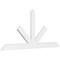 Ekena Millwork Saratoga Architectural Grade PVC Gable Bracket, 96"W x 44"H x 2"D x 6"F, 11/12 Pitch GBP096X44X0206SAR00 - alternate 1